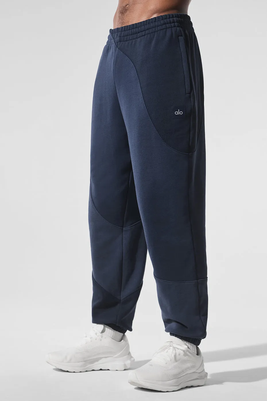 Make Waves Sweatpant - Navy Tonal sold by Alo Yoga product image thumbnail 2
