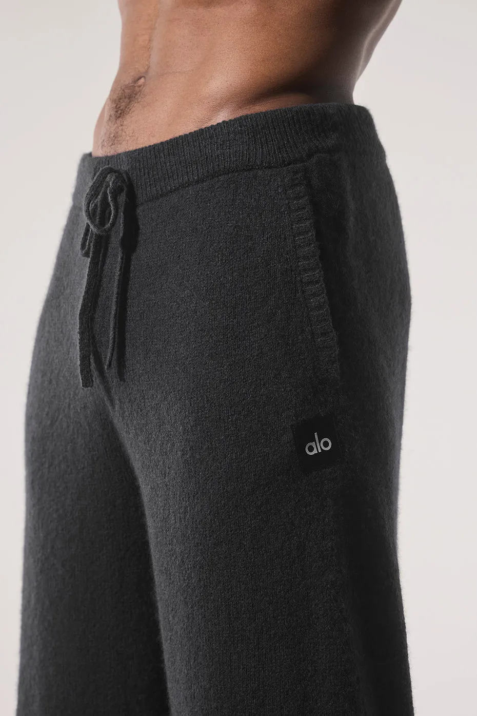 New Class Cashmere Sweatpant - Black sold by Alo Yoga product image thumbnail 4