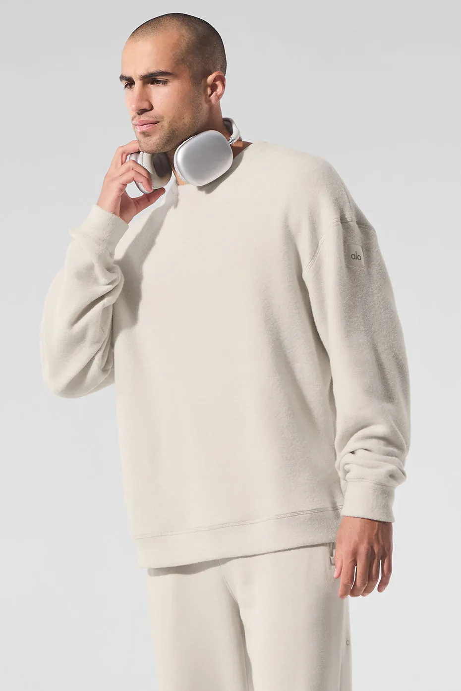 Triumph Restore Crew Neck Sweatshirt - Bone sold by Alo Yoga product image thumbnail 4