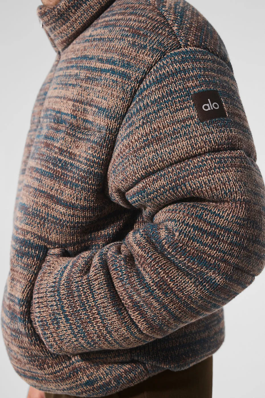 Stage Sweater Puffer - Brown Multi sold by Alo Yoga product image thumbnail 3