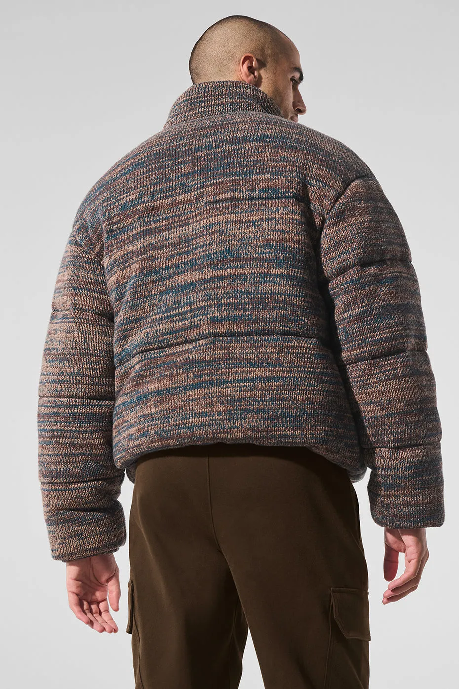 Stage Sweater Puffer - Brown Multi sold by Alo Yoga product image thumbnail 4