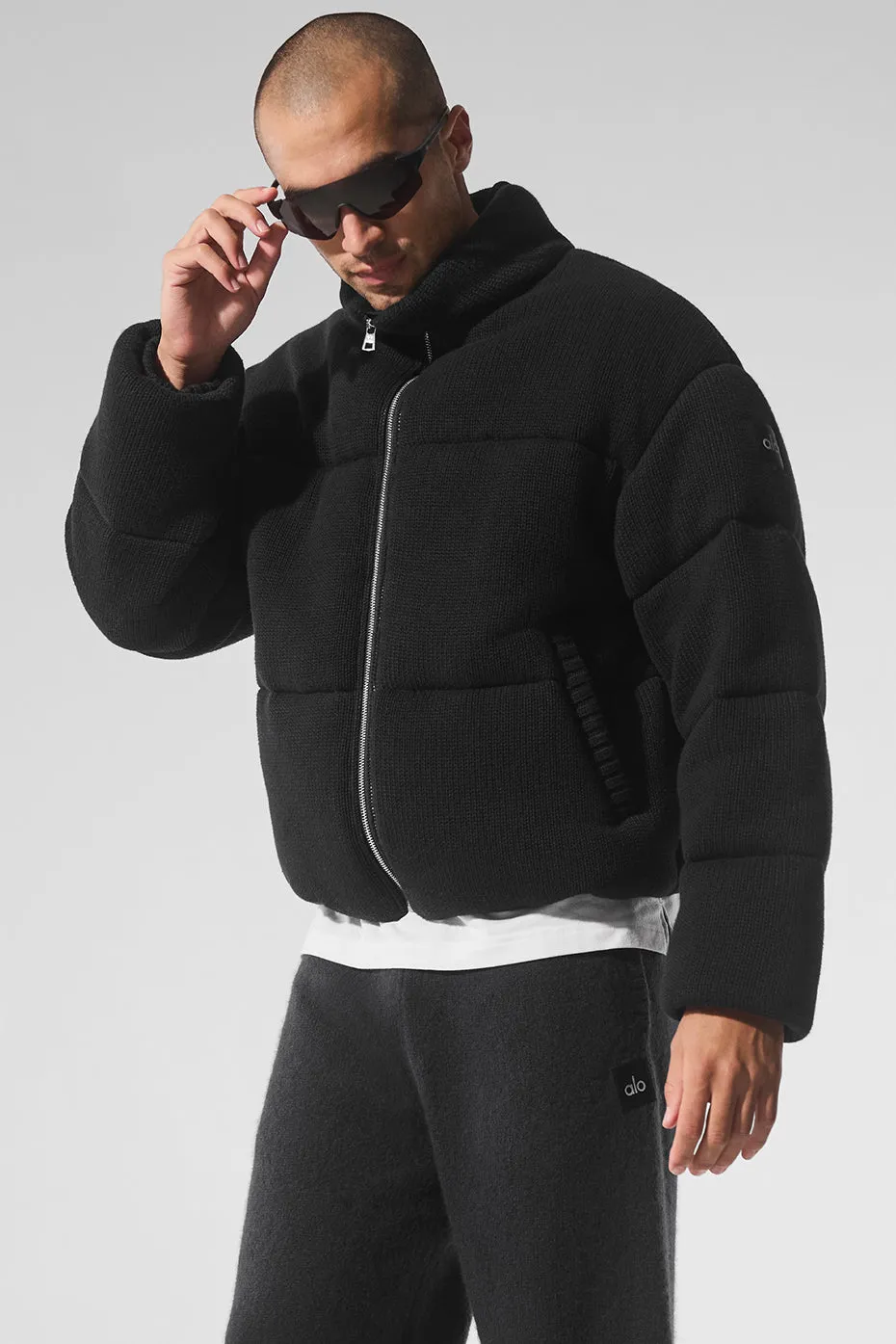 Stage Sweater Puffer - Black sold by Alo Yoga product image thumbnail 4