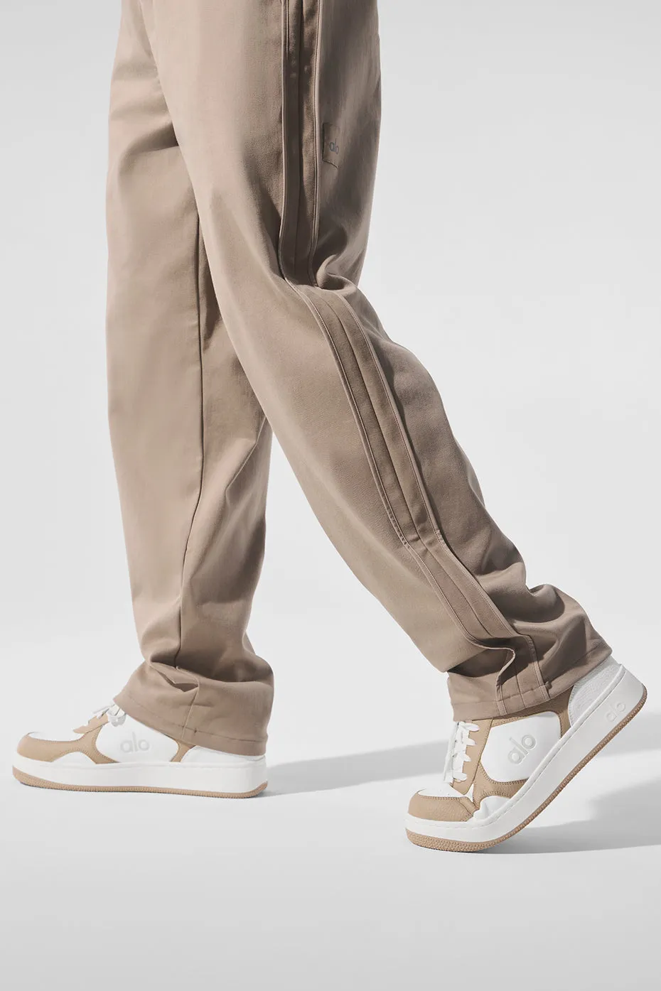 Edition Sueded Straight Leg Pant - Gravel sold by Alo Yoga product image thumbnail 4