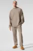 Chill Vintage Wash Hoodie - Gravel Wash sold by Alo Yoga
