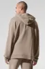 Chill Vintage Wash Hoodie - Gravel Wash sold by Alo Yoga