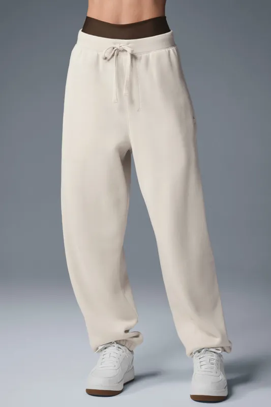 Triumph Restore Sweatpant - Bone sold by Alo Yoga