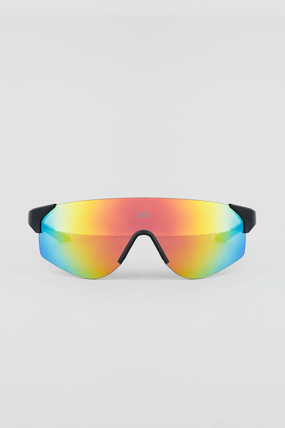 alo YOGA Speed SUNGLASSES サングラス Speed Sunglasses - Orange Mirror/Black | Parallel