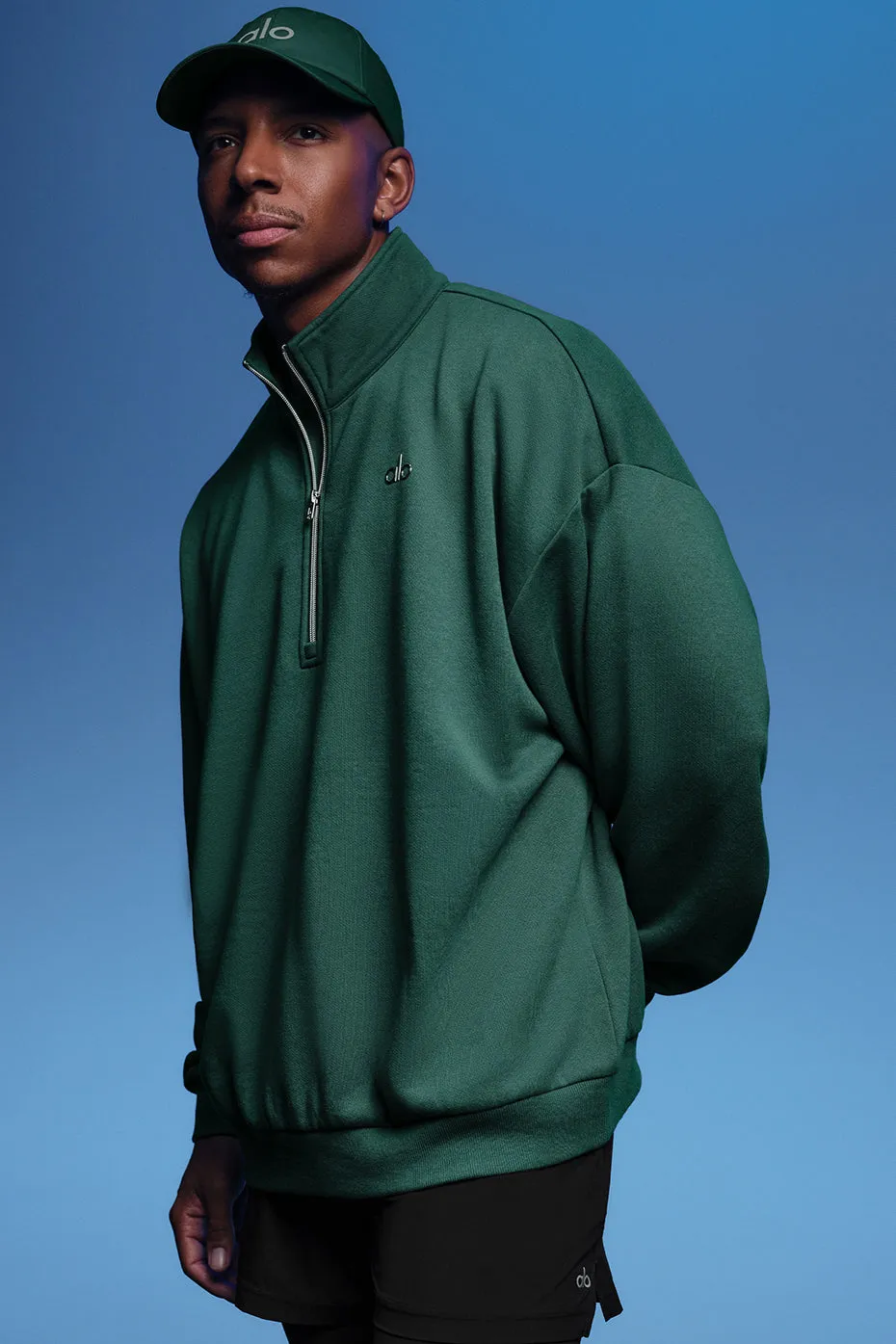 Accolade 1/4 Zip Pullover - Winter Ivy sold by Alo Yoga product image thumbnail 5