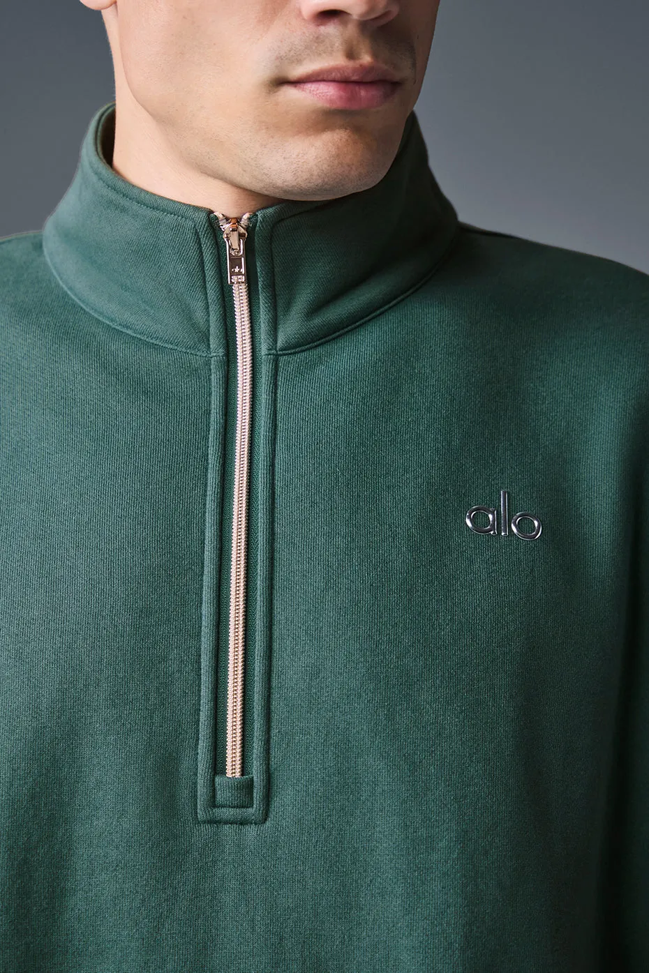 Accolade 1/4 Zip Pullover - Winter Ivy sold by Alo Yoga product image thumbnail 4