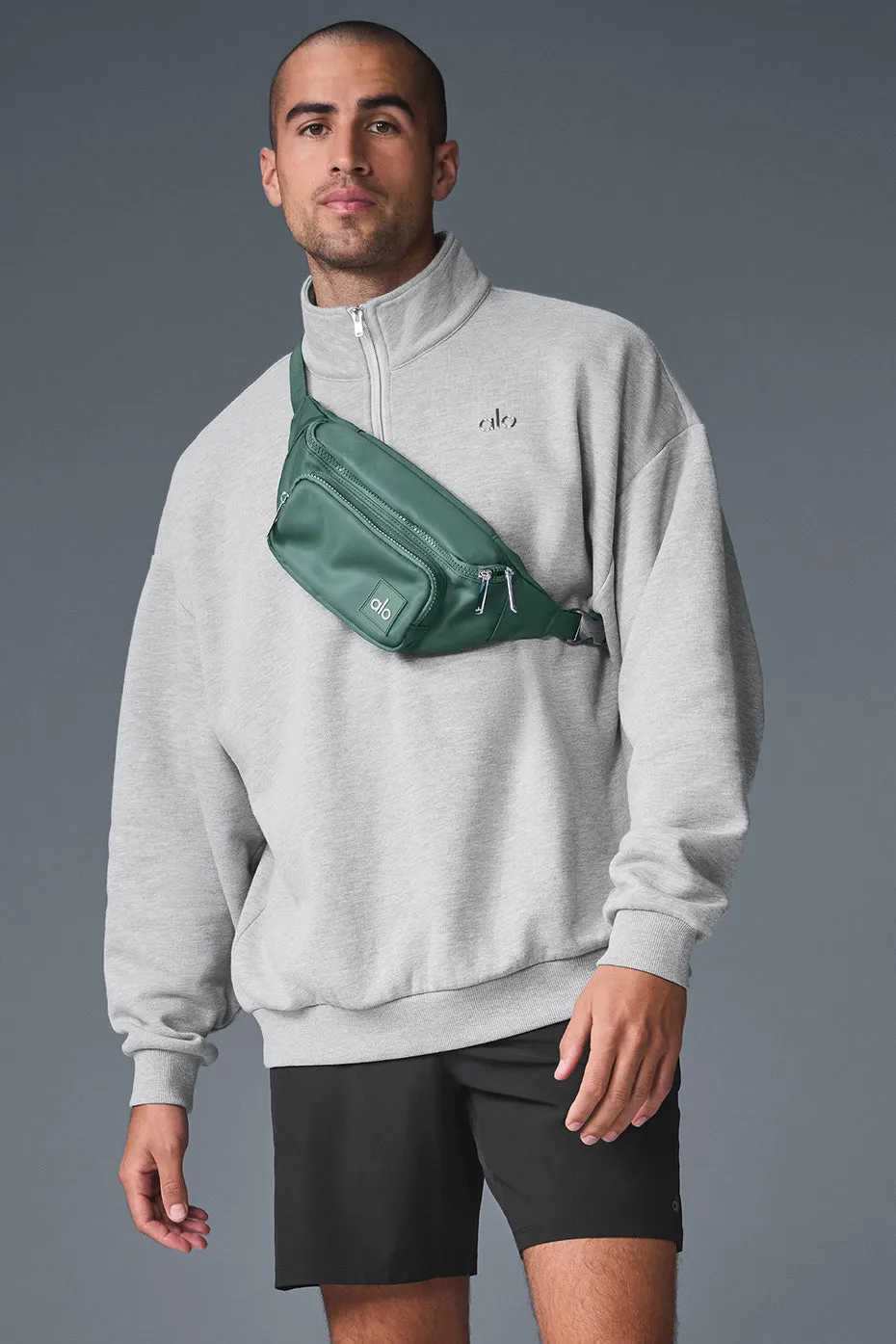 Accolade 1/4 Zip Pullover - Athletic Heather Grey sold by Alo Yoga product image thumbnail 5