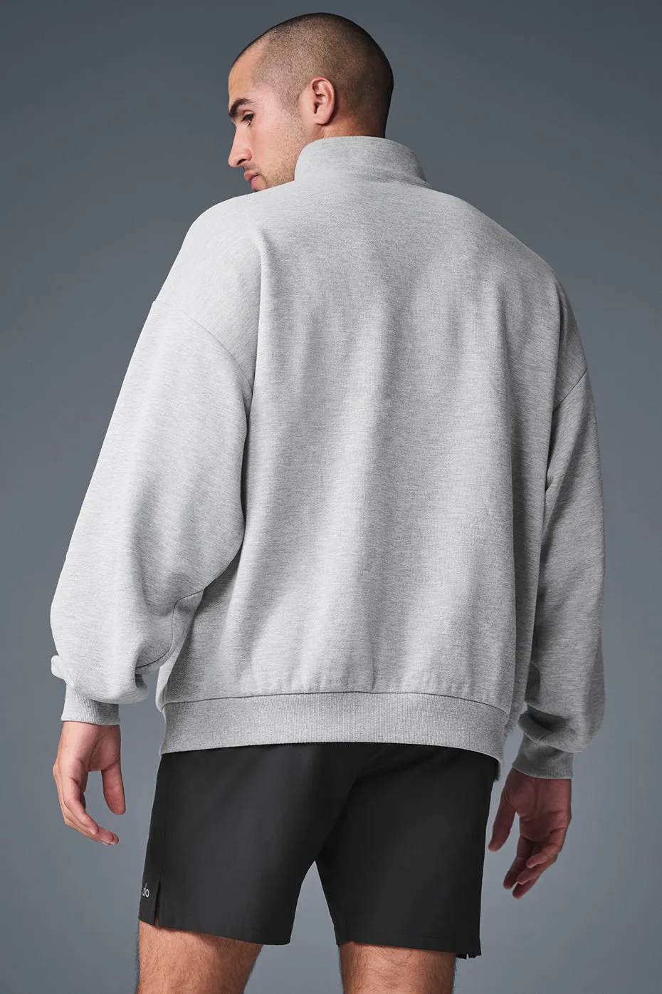 Accolade 1/4 Zip Pullover - Athletic Heather Grey sold by Alo Yoga product image thumbnail 3