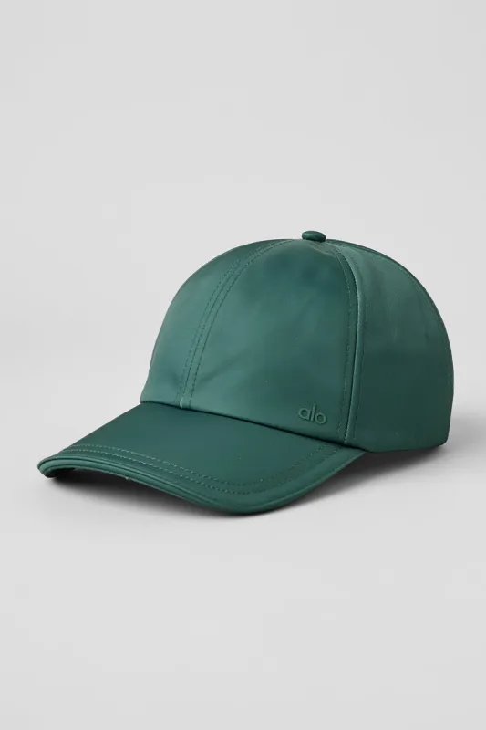 Satin Off-Duty Cap - Winter Ivy sold by Alo Yoga