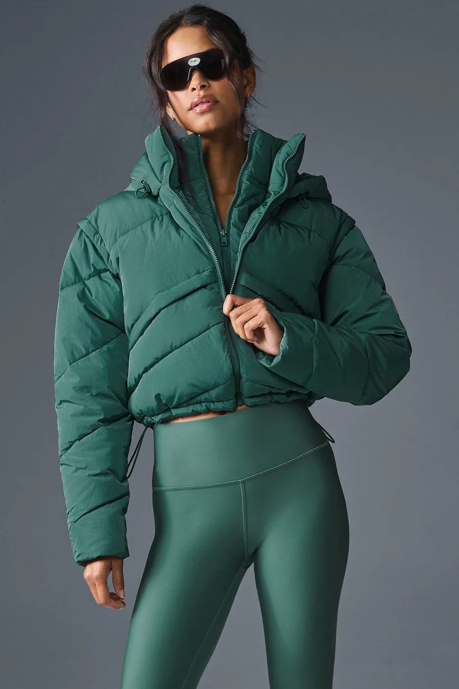 Glacier Puffer - Winter Ivy sold by Alo Yoga product image thumbnail 5