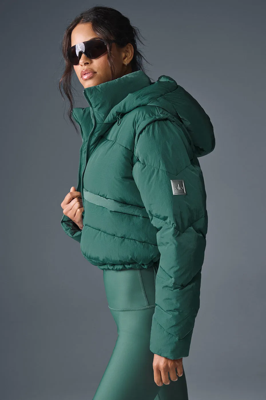 Glacier Puffer - Winter Ivy sold by Alo Yoga product image thumbnail 3