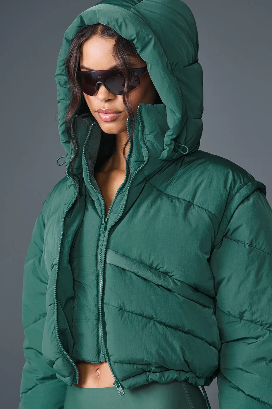 Glacier Puffer - Winter Ivy sold by Alo Yoga product image thumbnail 4