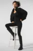 Darling Sweater Puffer - Black sold by Alo Yoga