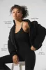 Darling Sweater Puffer - Black sold by Alo Yoga