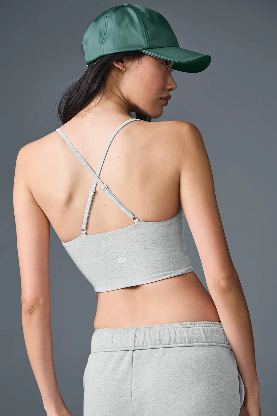 Alosoft Highlight Bra - Athletic Heather Grey sold by Alo Yoga product image thumbnail 3