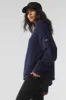 Heritage Full Zip Sweater - Navy Multi sold by Alo Yoga