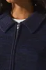 Heritage Full Zip Sweater - Navy Multi sold by Alo Yoga