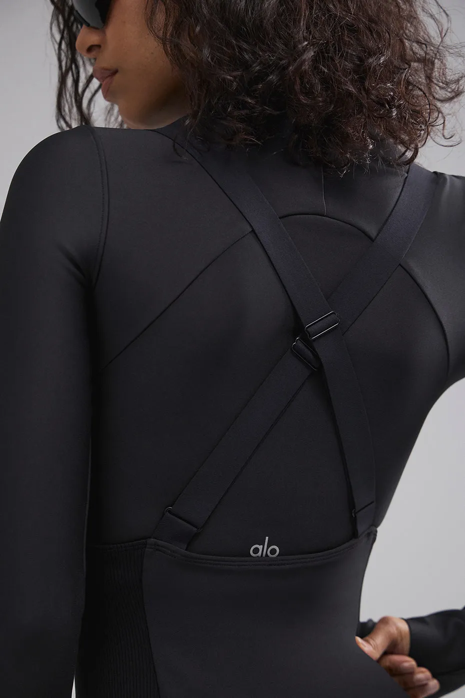 Airlift Winter Warm Mesh Ski Time Long Sleeve - Black sold by Alo Yoga product image thumbnail 3