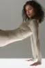 Airlift Winter Warm Mesh Ski Time Long Sleeve - Light Cocoa sold by Alo Yoga
