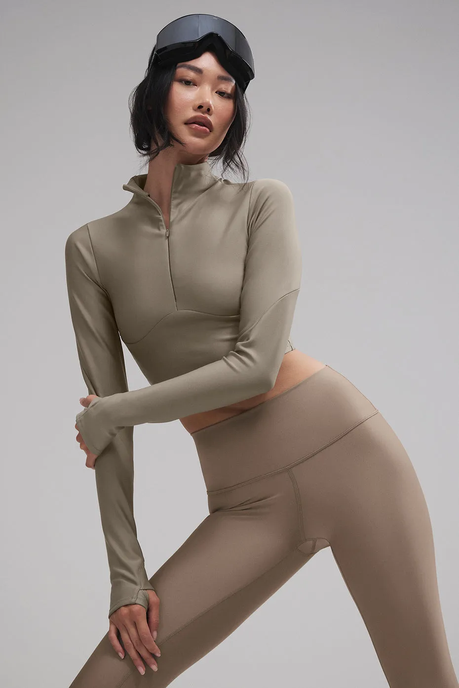 Airlift Winter Warm Ski Time Long Sleeve - Light Cocoa sold by Alo Yoga product image thumbnail 3