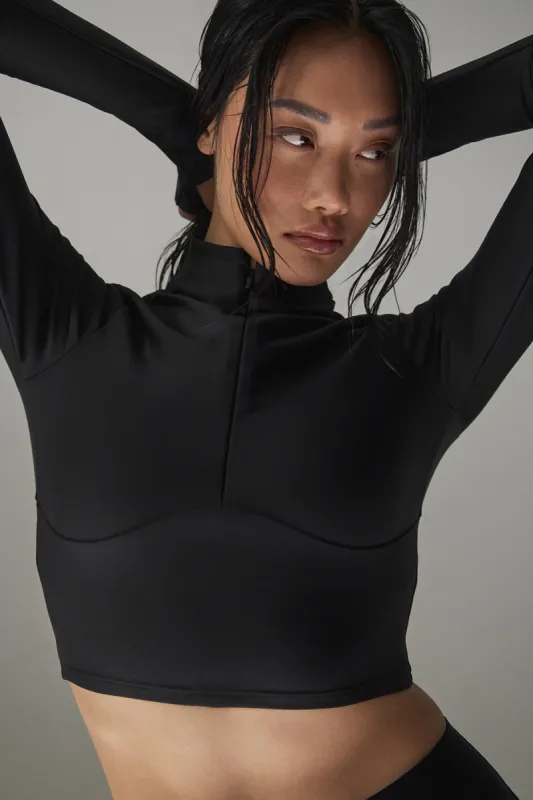 Airlift Winter Warm Ski Time Long Sleeve - Black sold by Alo Yoga