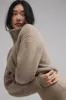 Courchevel Cashmere Full Zip Jacket - Flax Heather sold by Alo Yoga