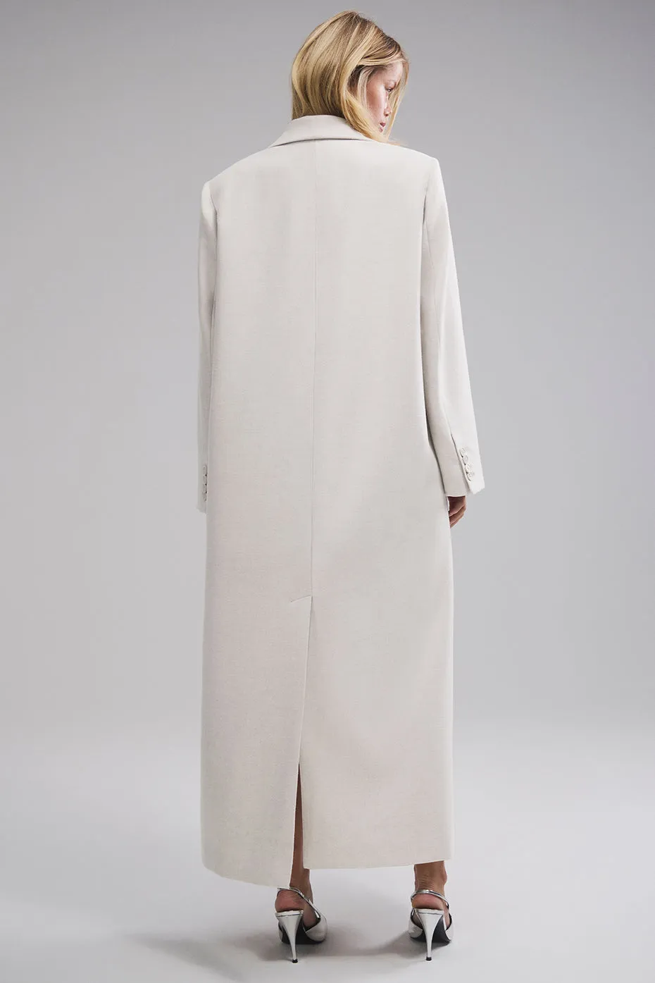 Courchevel Soiree Wool Coat - White Oak sold by Alo Yoga product image thumbnail 2