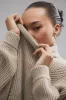 Winter Magic Cashmere Turtleneck - Flax Heather sold by Alo Yoga