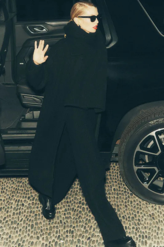 Winter Magic Cashmere Wide Leg Pant - Black sold by Alo Yoga