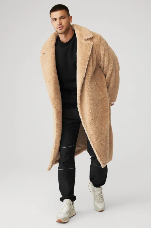 Oversized Sherpa Trench - Camel sold by Alo Yoga