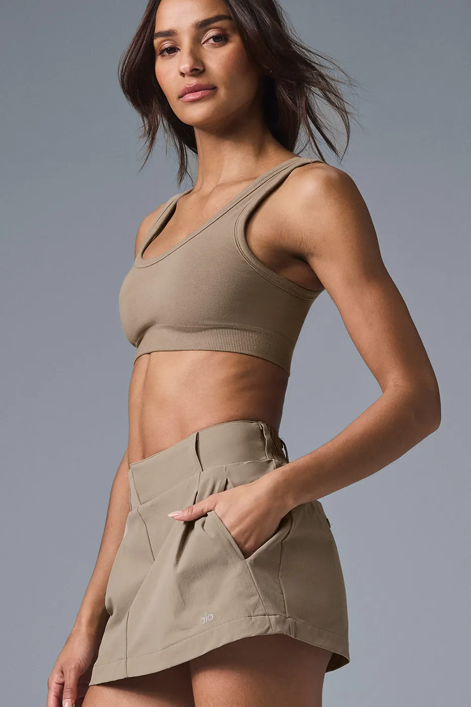 Seamless Chosen Bra - Gravel sold by Alo Yoga product image thumbnail 4