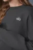 Accolade Crew Neck Pullover - Anthracite sold by Alo Yoga