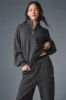 Accolade 1/4 Zip Pullover - Anthracite sold by Alo Yoga