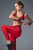Airlift High-Waist 7/8 Line Up Legging - Bold Red sold by Alo Yoga