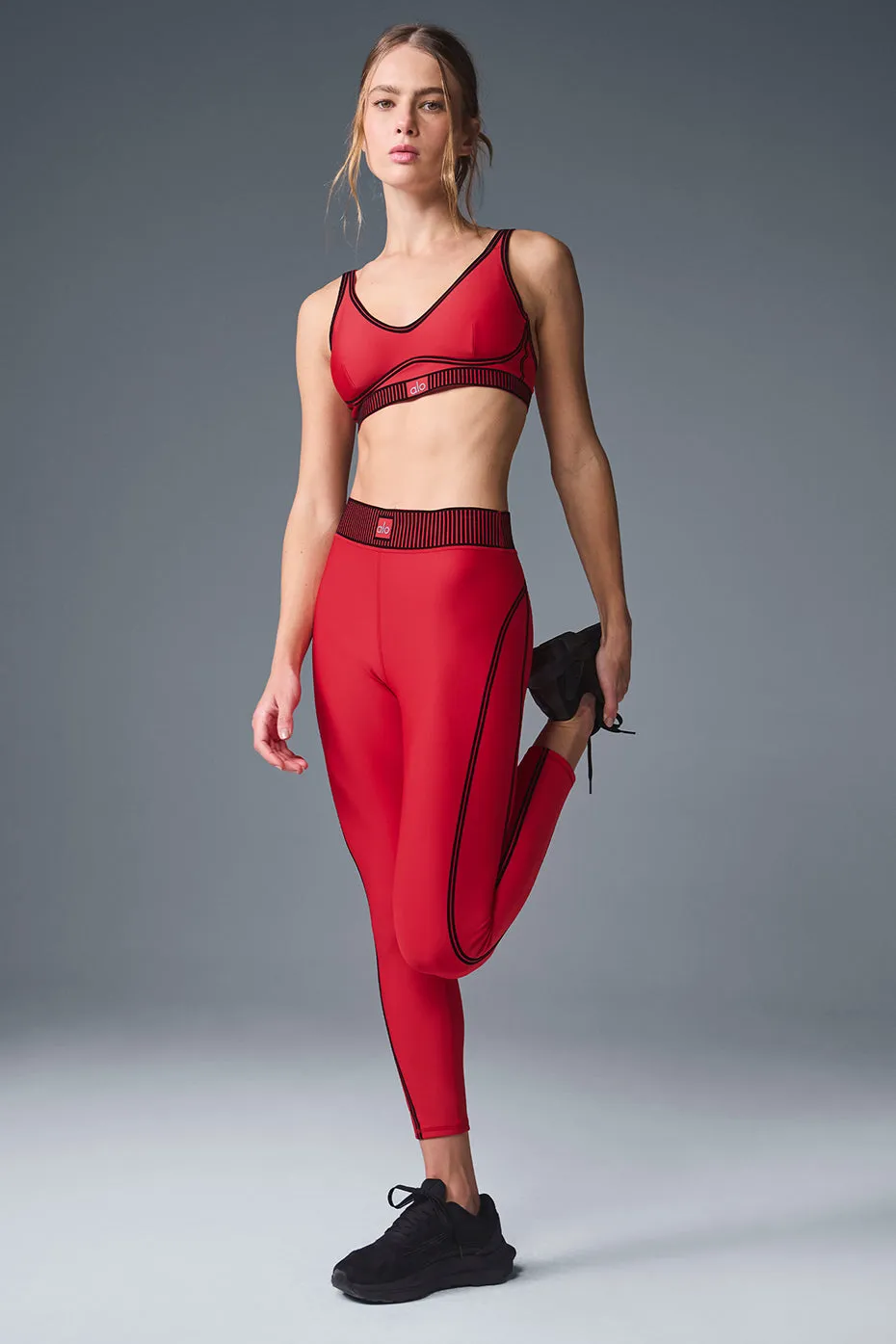 Airlift Line Up Bra - Bold Red sold by Alo Yoga product image thumbnail 4