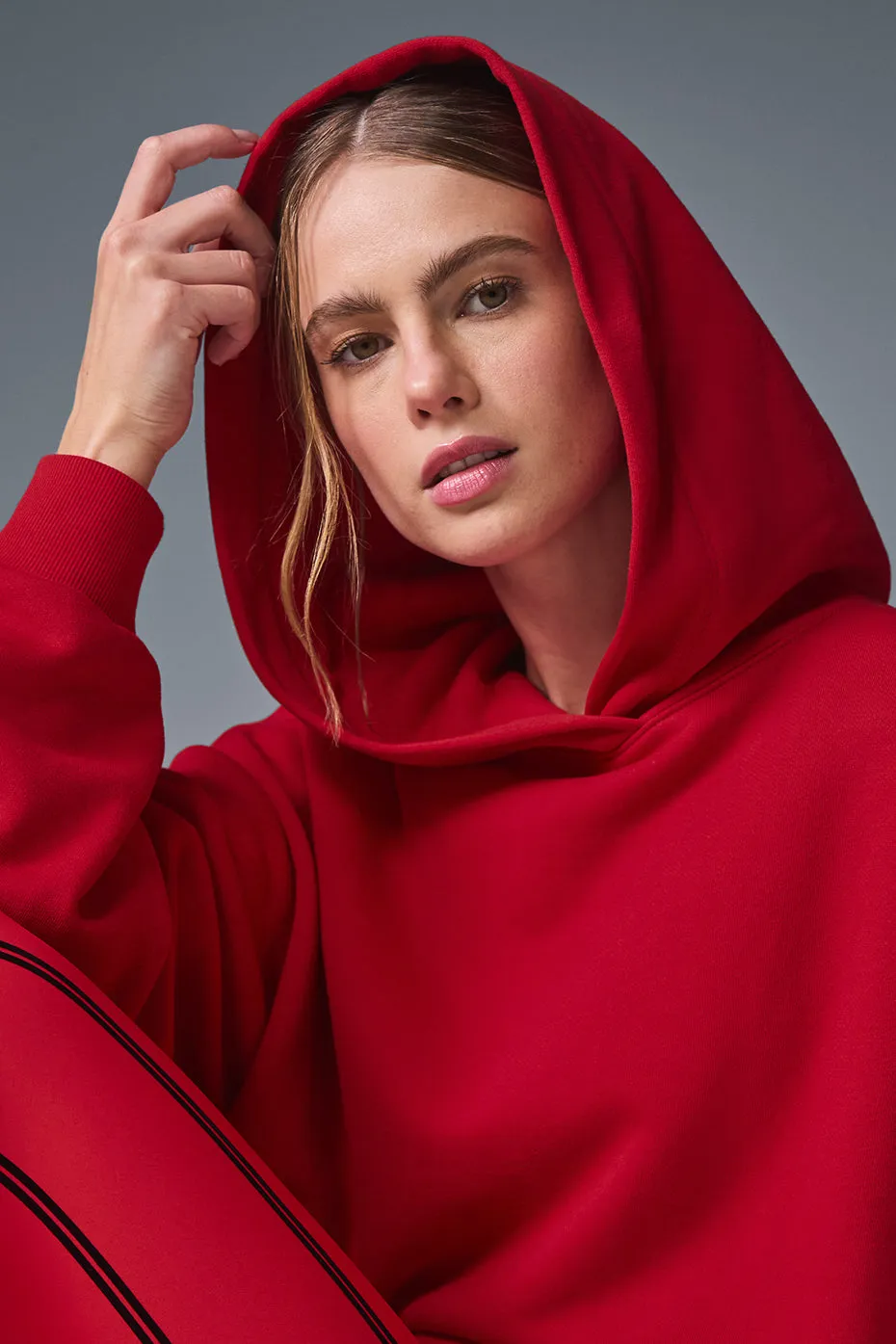 Bae Hoodie - Bold Red sold by Alo Yoga product image thumbnail 4