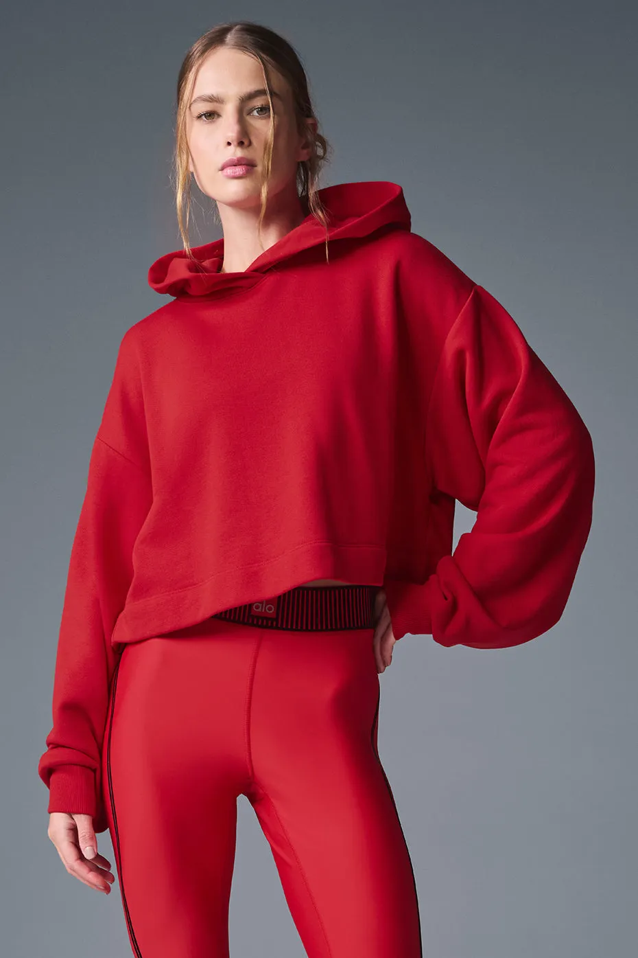 Bae Hoodie - Bold Red sold by Alo Yoga