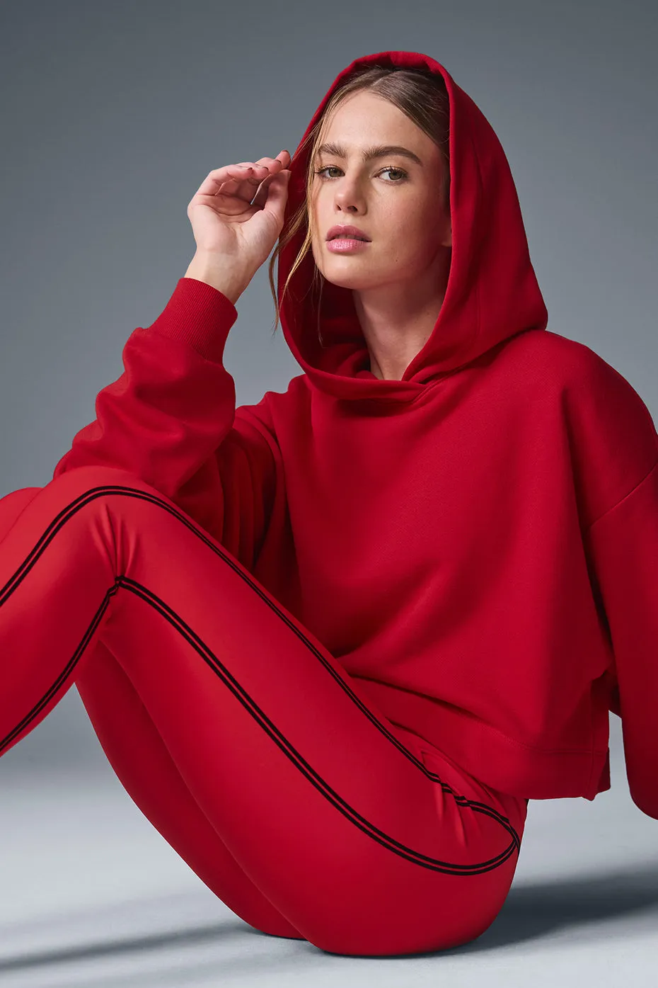 Bae Hoodie - Bold Red sold by Alo Yoga product image thumbnail 3