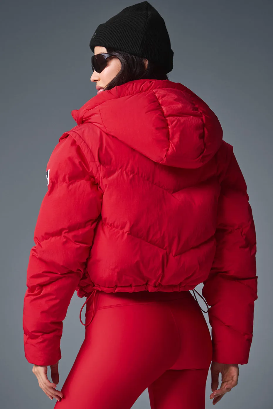 Glacier Puffer - Bold Red sold by Alo Yoga product image thumbnail 2