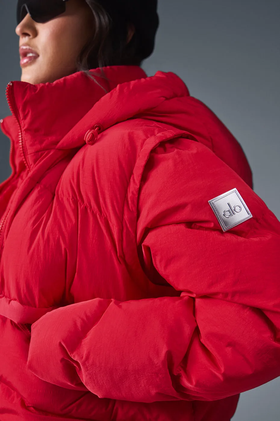 Glacier Puffer - Bold Red sold by Alo Yoga product image thumbnail 4