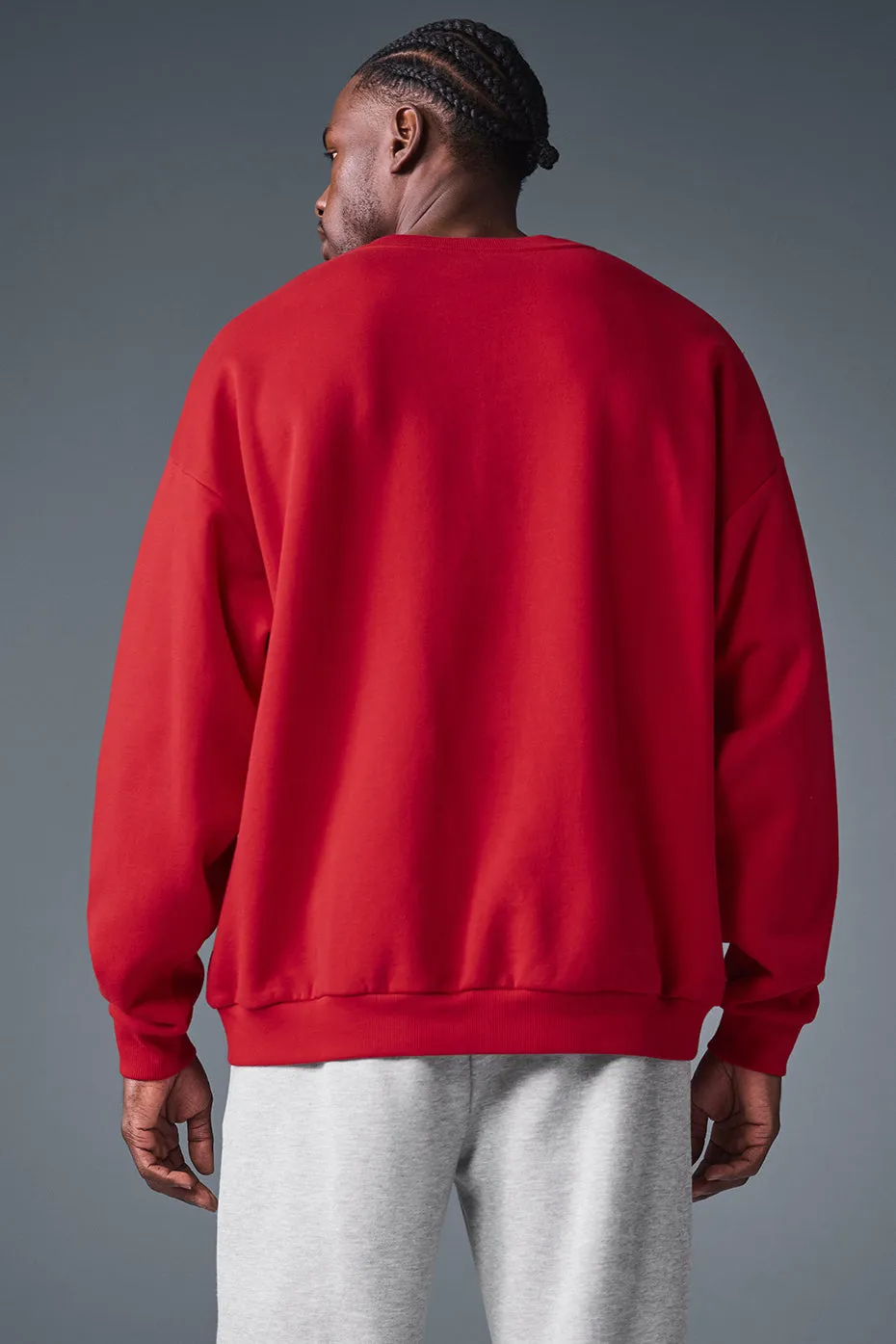 Accolade Crew Neck Pullover - Bold Red sold by Alo Yoga product image thumbnail 2