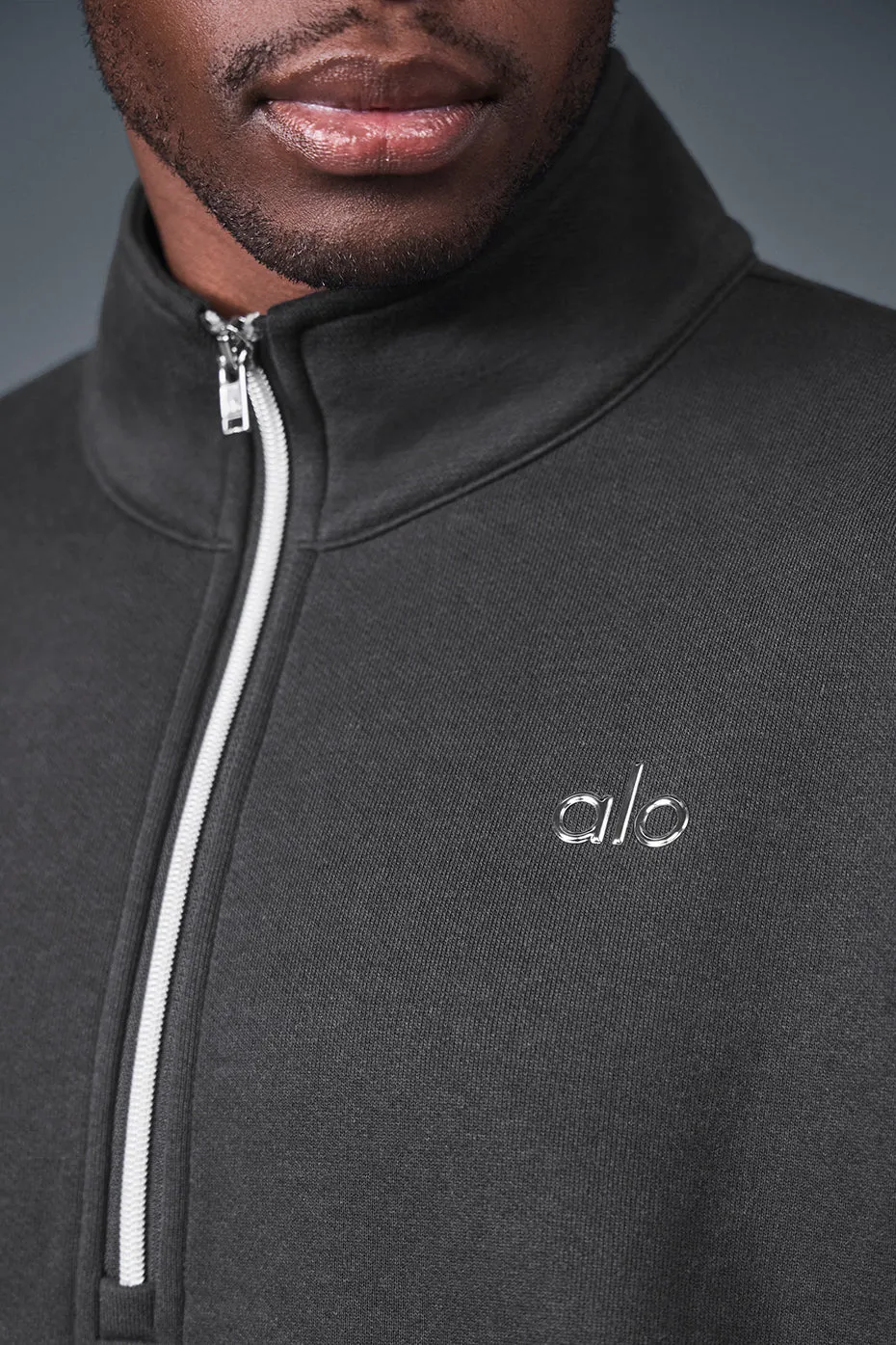 Accolade 1/4 Zip Pullover - Anthracite sold by Alo Yoga product image thumbnail 3