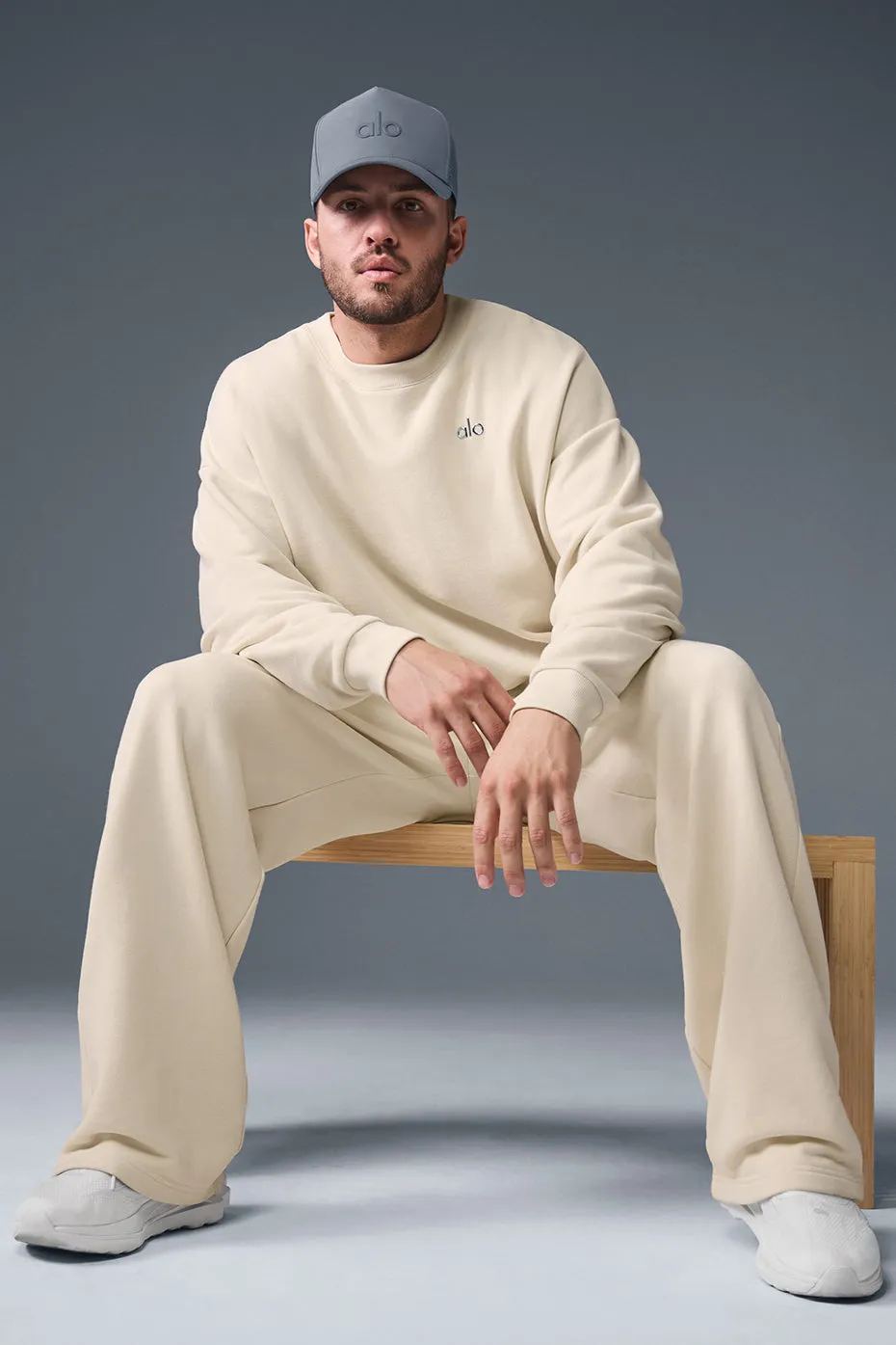 Accolade Straight Leg Sweatpant - Oat Milk sold by Alo Yoga product image thumbnail 5