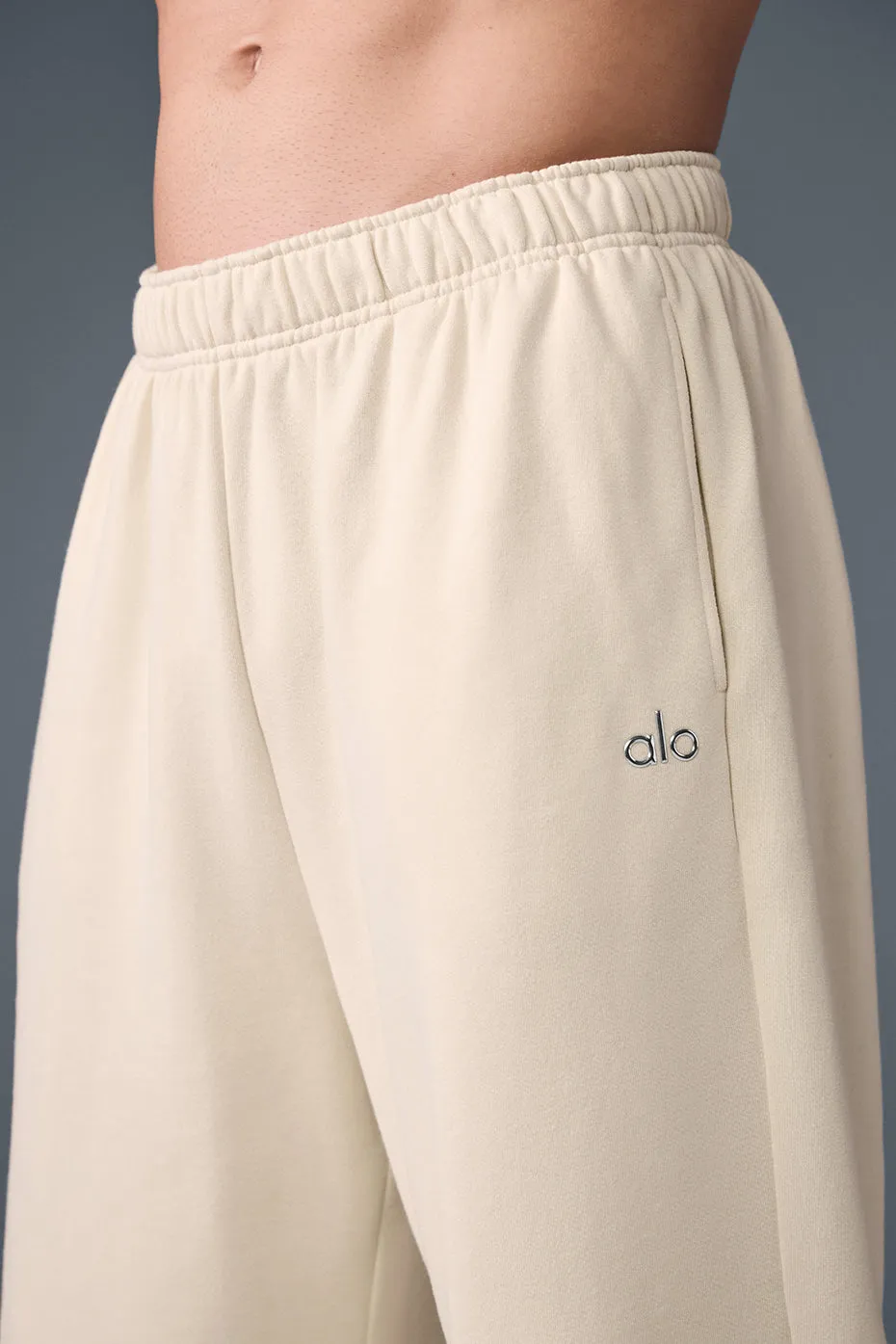 Accolade Straight Leg Sweatpant - Oat Milk sold by Alo Yoga product image thumbnail 4