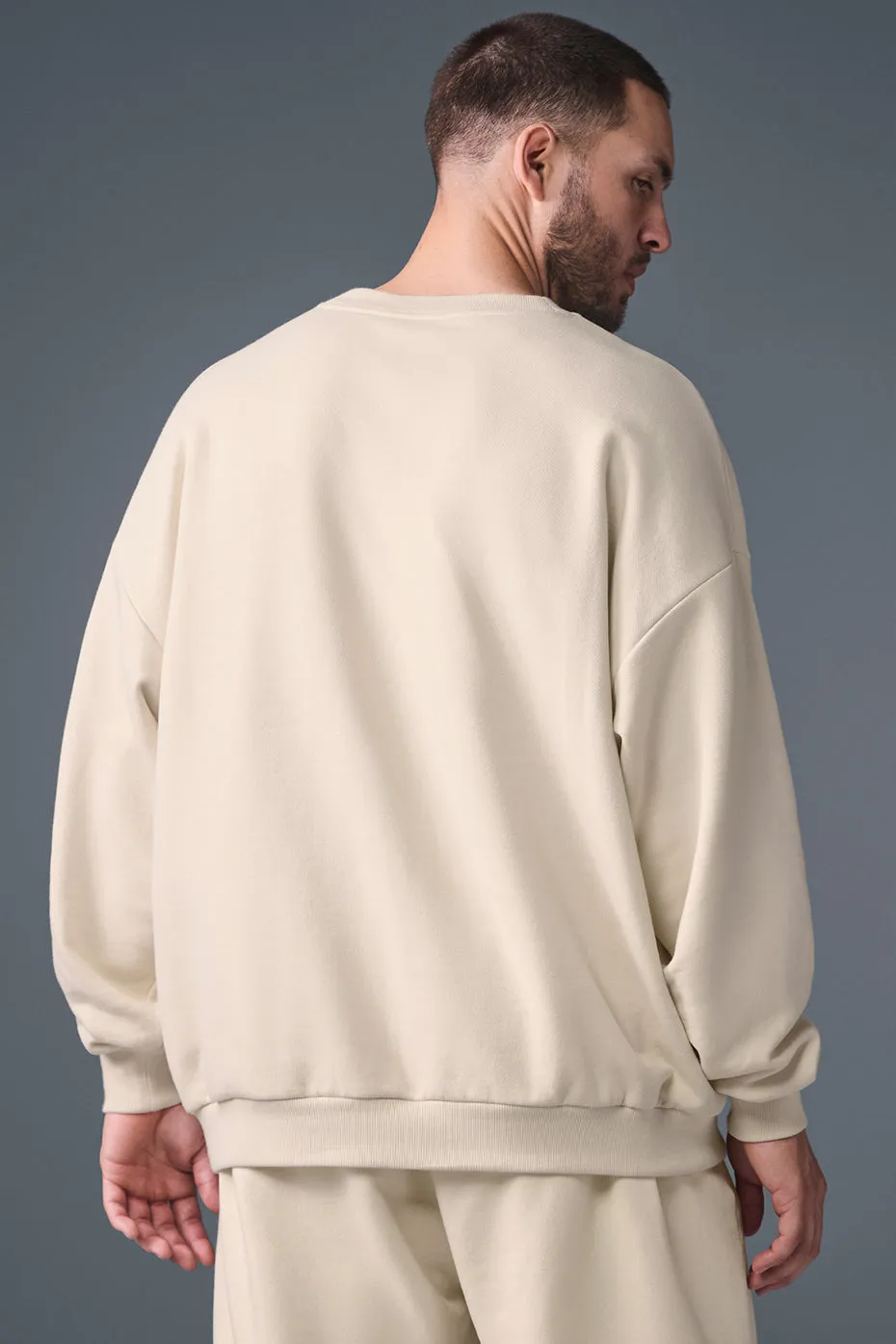 Accolade Crew Neck Pullover - Oat Milk sold by Alo Yoga product image thumbnail 2