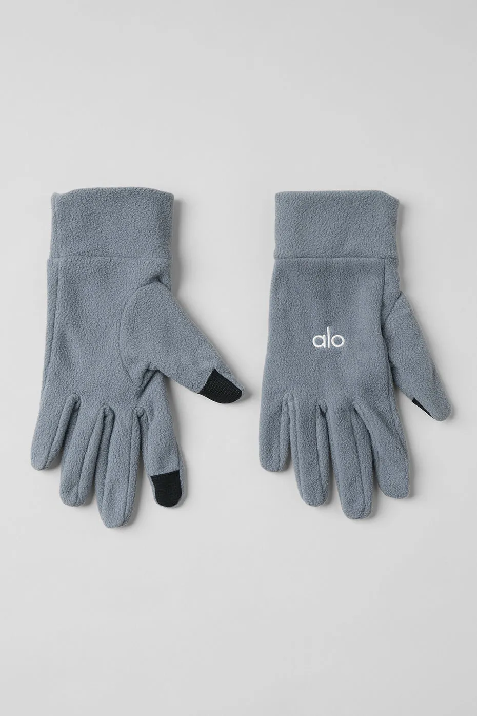 Performance Fleece Gloves - Steel Grey sold by Alo Yoga
