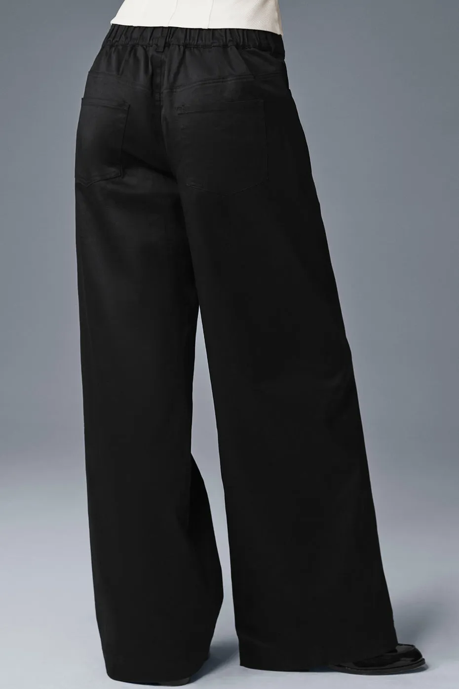 Wanderlust Wide Leg Trouser - Black sold by Alo Yoga product image thumbnail 3